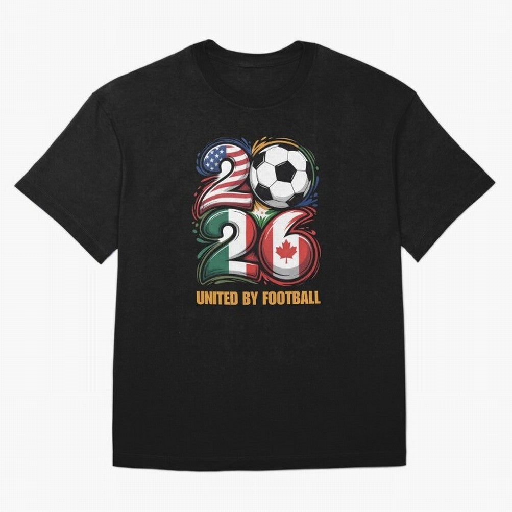 United by Football Soccer Fan Gear 2026 Classic T-Shirt Elevate Match Day Hype around FIFA World Cup 2026 Group Stage, Messi, Neymar and Mbappe, Argentina and Brazil, Tournament Hype, Historic Matchups, Family Viewing Parties and Global Sports