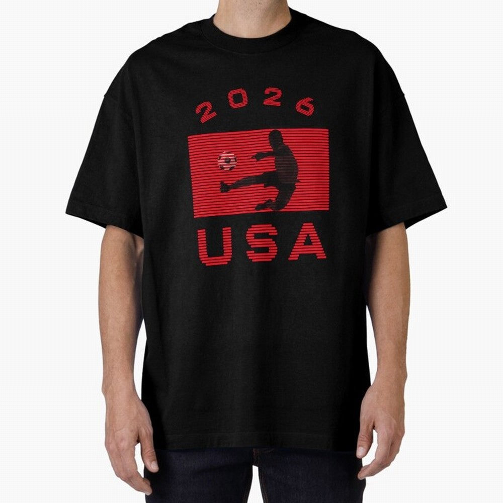 USA Soccer 2026 Player Silhouette Athletic Design Classic T-Shirt Celebrate Global Passion for the FIFA World Cup 2026 Group Stage Journey through Haaland Highlights, Netherlands Pride, Supporter Pride, Iconic Celebrations, Legendary Names and