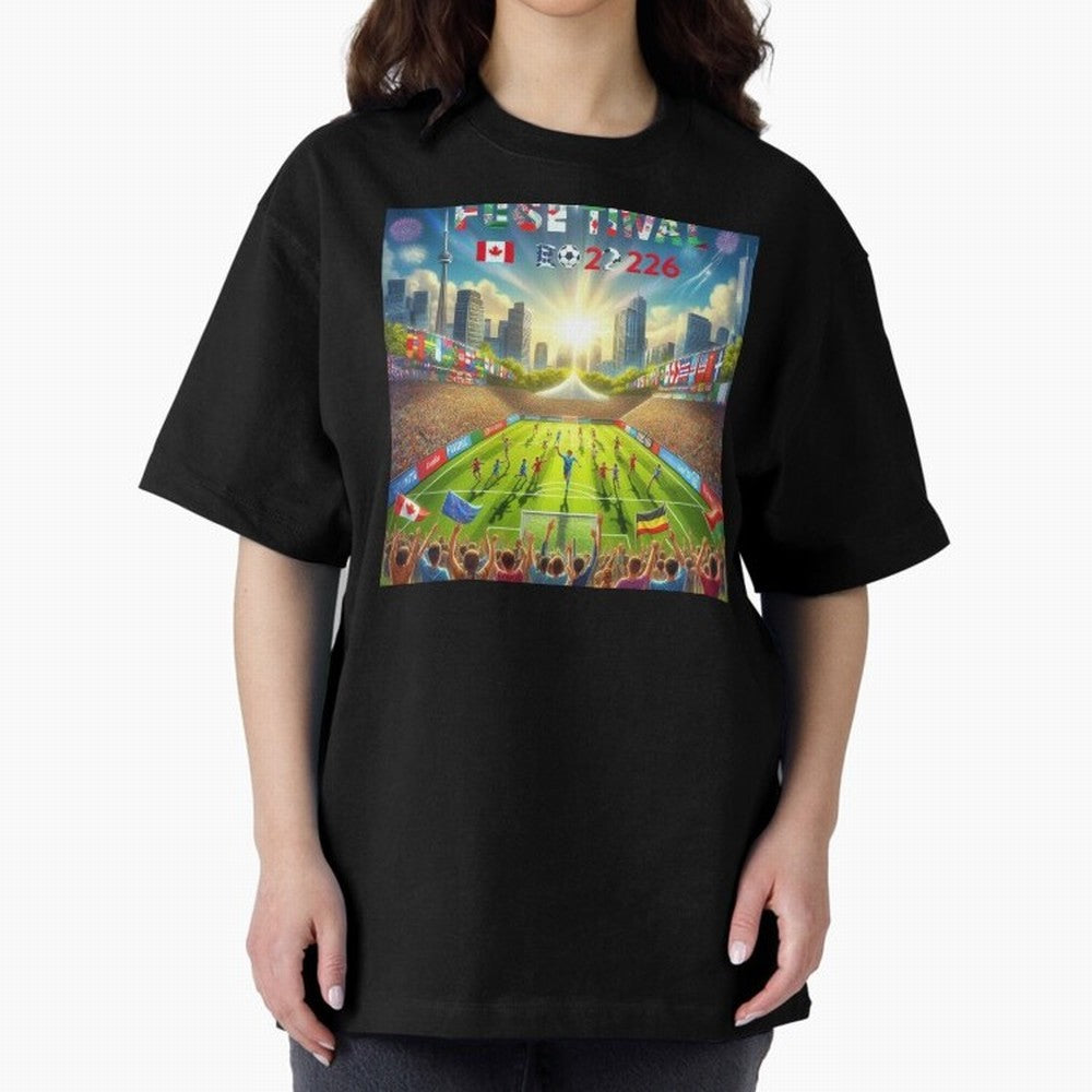 TORONTO SOCCER FESTIVAL 2026 Classic T-Shirt Share FIFA World Cup 2026 USA Canada Mexico for Fans of CR7 and Argentina, France and Brazil, Bringing Football Festival Excitement, Trophy Ambitions, Country Rivalries and Star Player Buzz; Perfect for