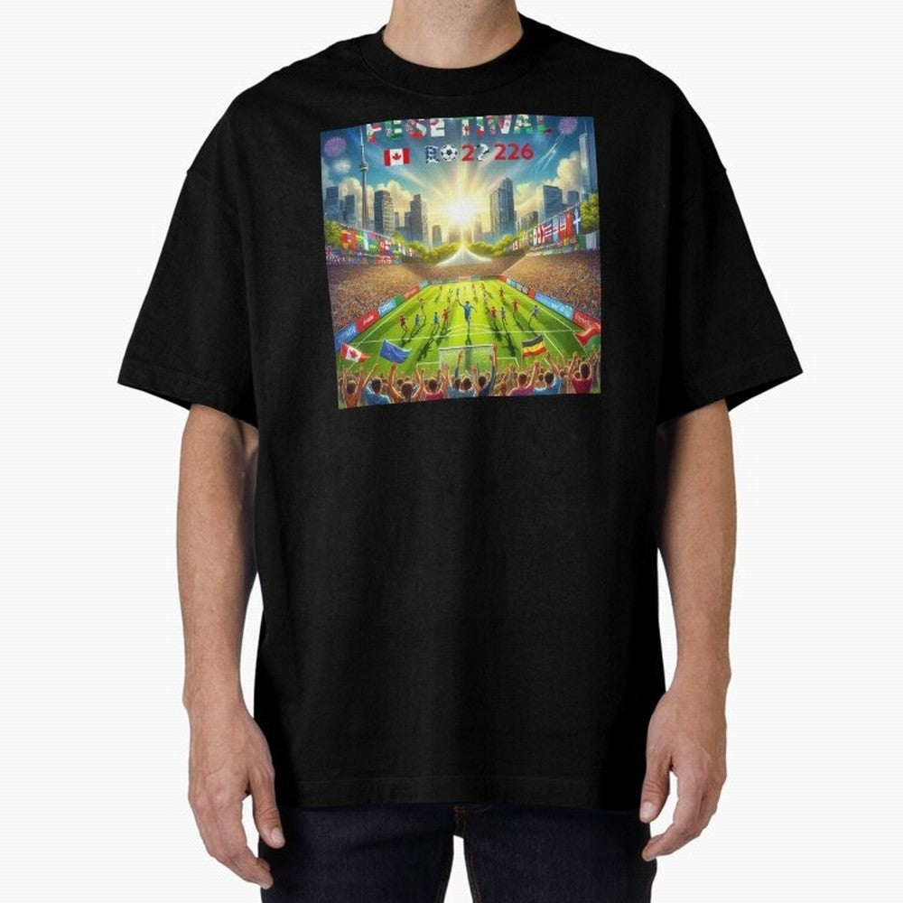 TORONTO SOCCER FESTIVAL 2026 Classic T-Shirt Share FIFA World Cup 2026 USA Canada Mexico for Fans of CR7 and Argentina, France and Brazil, Bringing Football Festival Excitement, Trophy Ambitions, Country Rivalries and Star Player Buzz; Perfect for