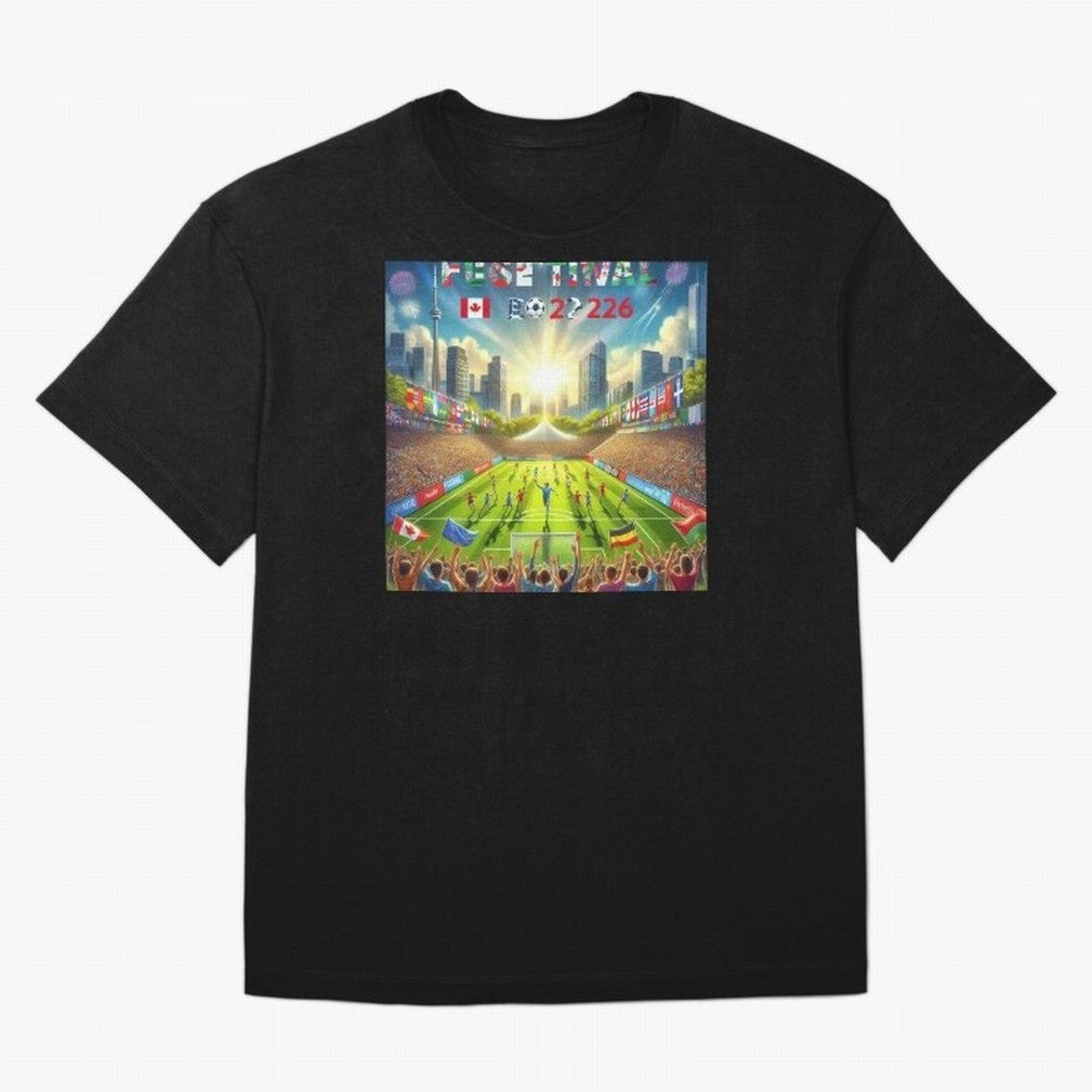 TORONTO SOCCER FESTIVAL 2026 Classic T-Shirt Share FIFA World Cup 2026 USA Canada Mexico for Fans of CR7 and Argentina, France and Brazil, Bringing Football Festival Excitement, Trophy Ambitions, Country Rivalries and Star Player Buzz; Perfect for