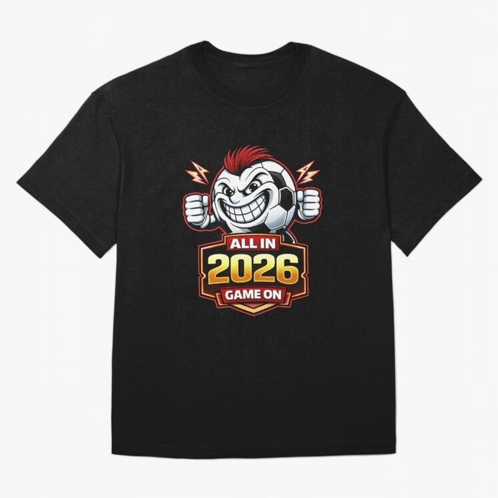 All in 2026 soccer fan design Classic T-Shirt Bring FIFA World Cup 2026 for Fans of Cristiano Ronaldo and Portugal, Spain and Germany, Bringing Soccer Culture, Superstar Moments, National Team Dreams and Competitive Fire; Perfect for Supporters Who