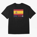 USA 2026 World Cup Americas football. Classic T-Shirt Share Global Football Passion for FIFA World Cup 2026 USA Canada Mexico, Inspired by Neymar, Germany, Vintage Soccer Flavor, Modern Football Stars, National Flags and Final Night Emotion; Made