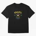 Brazil 2026 ¡ª Vintage Soccer Tee Classic T-Shirt Celebrate Football Dreams Across FIFA World Cup 2026 USA Canada Mexico Inspired by Mbappe, England, France and Netherlands Energy, Supporter Pride, Iconic Celebrations, Legendary Names and Global