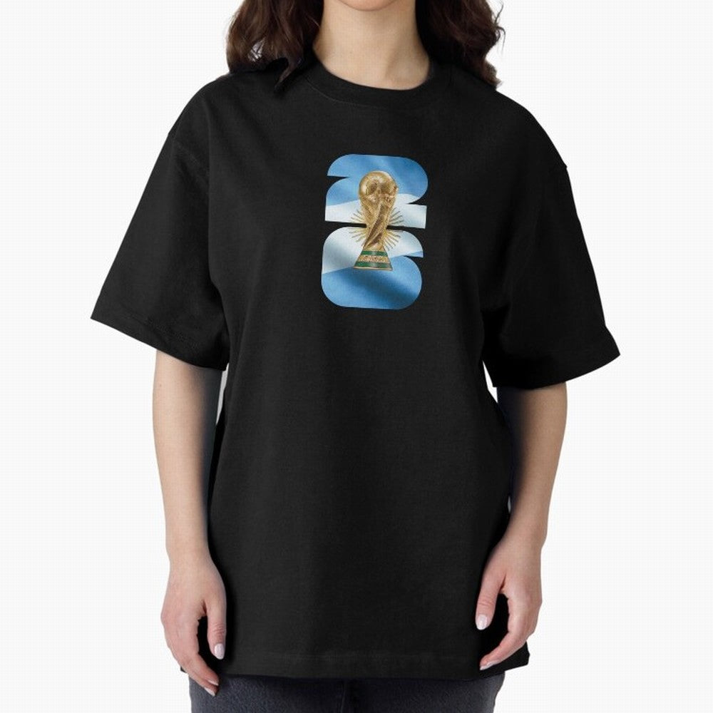 Argentina World Cup Classic T-Shirt Celebrate Unforgettable Nights in Match Day Hype around FIFA World Cup 2026 Group Stage, Mbappe, England and Germany, Vintage Soccer Flavor, Modern Football Stars, National Flags and Final Night Emotion; Perfect
