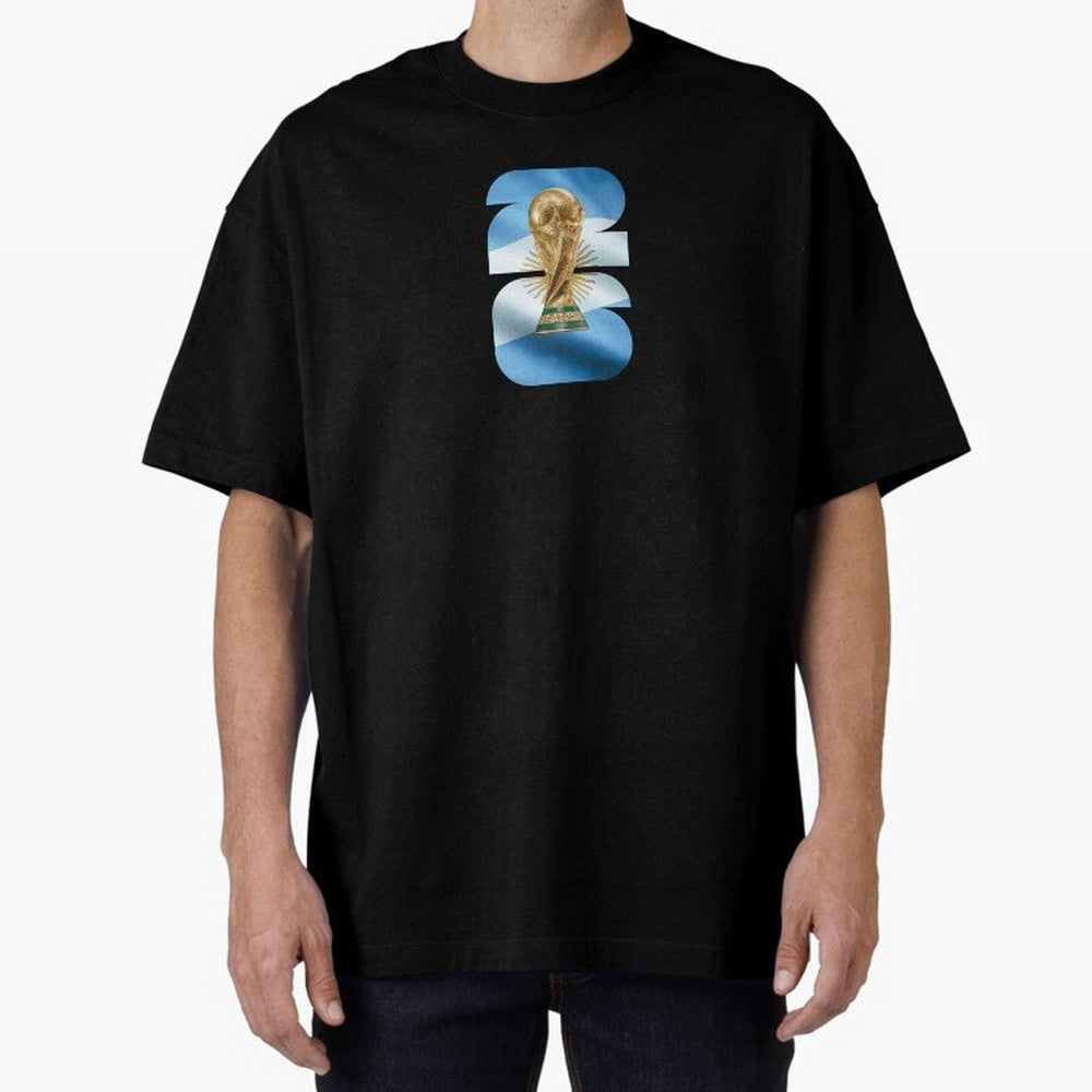Argentina World Cup Classic T-Shirt Celebrate Unforgettable Nights in Match Day Hype around FIFA World Cup 2026 Group Stage, Mbappe, England and Germany, Vintage Soccer Flavor, Modern Football Stars, National Flags and Final Night Emotion; Perfect