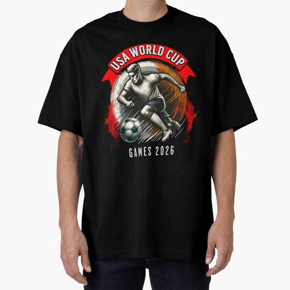 USA World Cup Classic T-Shirt Enjoy the Biggest Football Party of FIFA World Cup 2026 Connected to Messi and Cristiano Ronaldo, Spain and Netherlands Energy, Champion Mindset, Group Stage Buzz, Knockout Tension and Passionate Fan Culture; Perfect