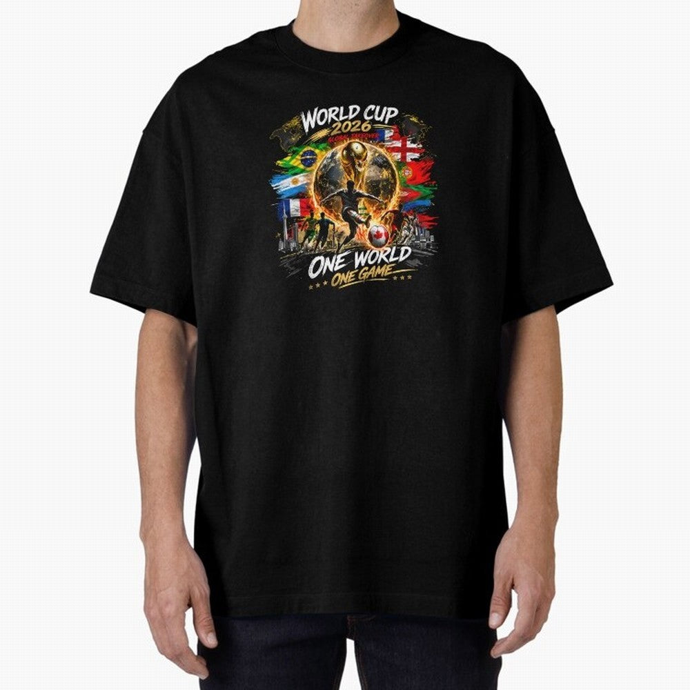 World Cup 2026 Classic T-Shirt Bring a Vintage Feel to FIFA World Cup 2026 Group Stage with Messi, CR7 and Mbappe, England, France and Netherlands Energy, Match Day Excitement, Supporter Culture, Golden Goals and Global Football Passion; Great for