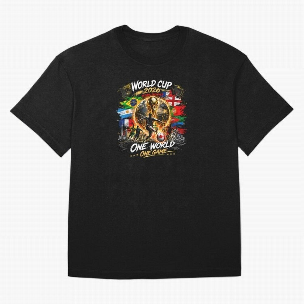 World Cup 2026 Classic T-Shirt Bring a Vintage Feel to FIFA World Cup 2026 Group Stage with Messi, CR7 and Mbappe, England, France and Netherlands Energy, Match Day Excitement, Supporter Culture, Golden Goals and Global Football Passion; Great for