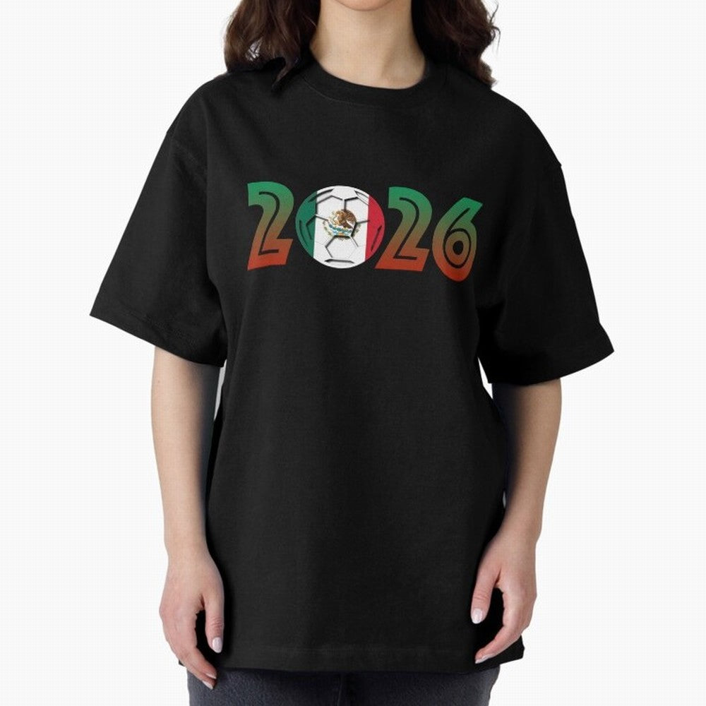 Mexico Soccer 2026 Design Classic T-Shirt Celebrate Classic Football Spirit in FIFA World Cup 2026 for Fans of CR7 and Messi and England and Germany, Bringing Football History, Final Match Energy, Crowd Noise and Once in a Lifetime Moments; Great