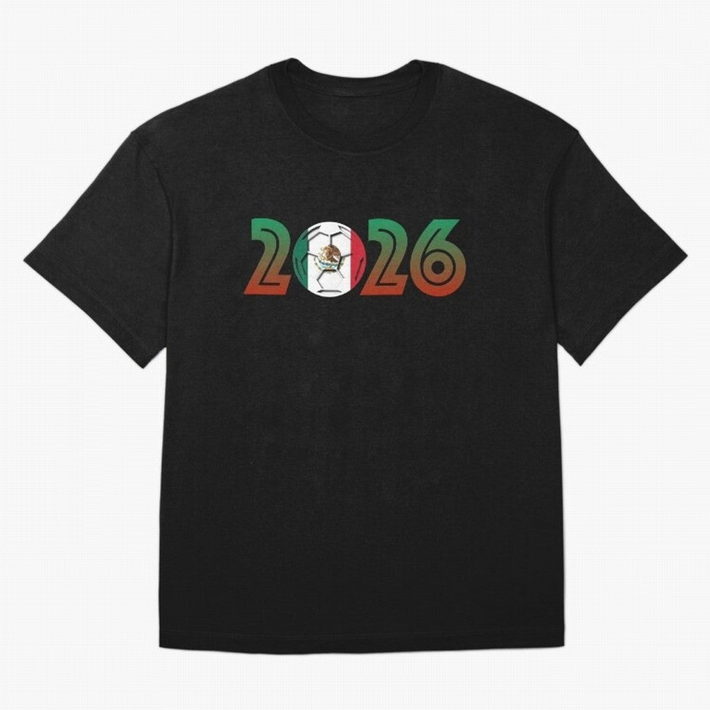 Mexico Soccer 2026 Design Classic T-Shirt Celebrate Classic Football Spirit in FIFA World Cup 2026 for Fans of CR7 and Messi and England and Germany, Bringing Football History, Final Match Energy, Crowd Noise and Once in a Lifetime Moments; Great