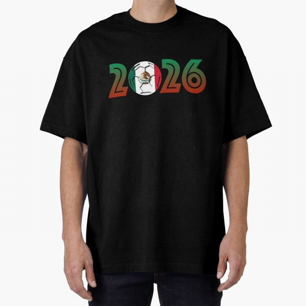 Mexico Soccer 2026 Design Classic T-Shirt Celebrate Classic Football Spirit in FIFA World Cup 2026 for Fans of CR7 and Messi and England and Germany, Bringing Football History, Final Match Energy, Crowd Noise and Once in a Lifetime Moments; Great