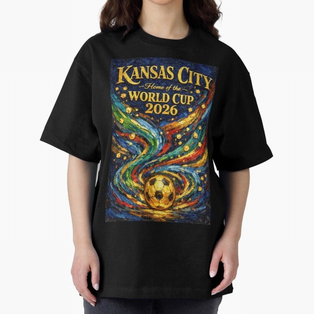 Kansas City Home of the World Cup 2026 Soccer Fan ¡ª Moody Jewel Art Print Classic T-Shirt Bring Retro Soccer Energy to FIFA World Cup 2026 Group Stage Centered on Haaland and Mbappe, Argentina Energy, Classic Soccer Heritage, Championship