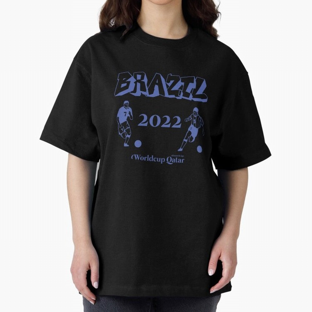 BRAZIL IN QATAR WORLDCUP 2022 Classic T-Shirt Show Your Love for FIFA World Cup 2026 USA Canada Mexico with CR7 and Messi, England, France and Netherlands Energy, Soccer Culture, Superstar Moments, National Team Dreams and Competitive Fire; Built
