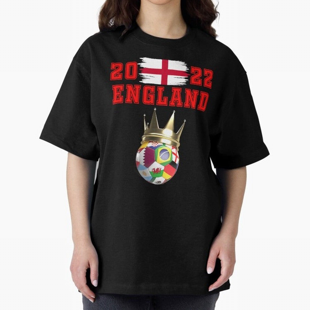 England soccer world cup jersey 2022 football Classic T-Shirt Enjoy FIFA World Cup 2026 USA Canada Mexico Filled with Neymar, Haaland and Cristiano Ronaldo, Argentina and Brazil Energy, Fan Favorite Moments, National Team Passion, Big Match Drama