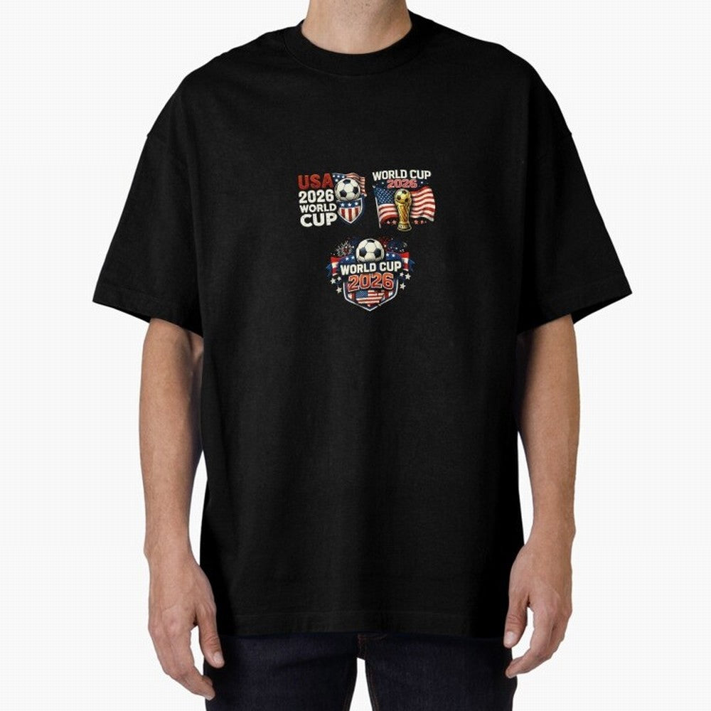 World Cup 2026 USA T-Shirt ¨C Soccer Football Fan Design | America Host Edition Classic T-Shirt Turn Up for FIFA World Cup 2026 Group Stage Spirit, with Argentina, CR7 and Messi, Stadium Chants, National Pride, Trophy Dreams and Unforgettable