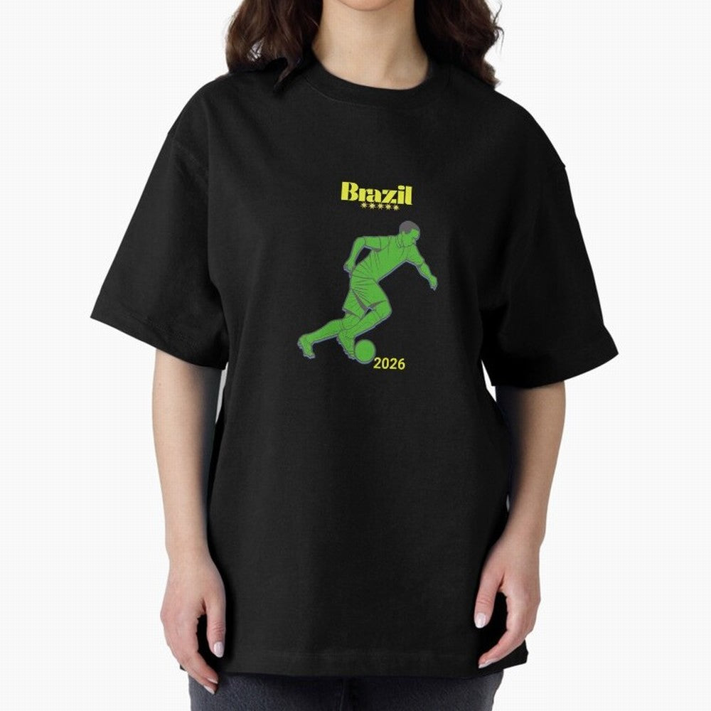 Brazil Soccer Classic T-Shirt Celebrate Supporters United by Global Football Passion for FIFA World Cup 2026 Group Stage, Featuring Cristiano Ronaldo, Haaland and CR7, Argentina and Brazil, Champion Mindset, Group Stage Buzz, Knockout Tension and