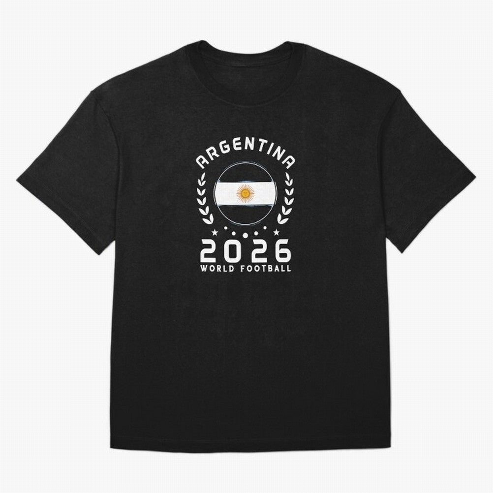World Cup 2026 Argentina Football Fan Argentine Supporter T-Shirt_85614595 Classic T-Shirt Celebrate Football Heritage in Global Football Passion for FIFA World Cup 2026 USA Canada Mexico, Celebrating Messi and Cristiano Ronaldo, Argentina, Classic