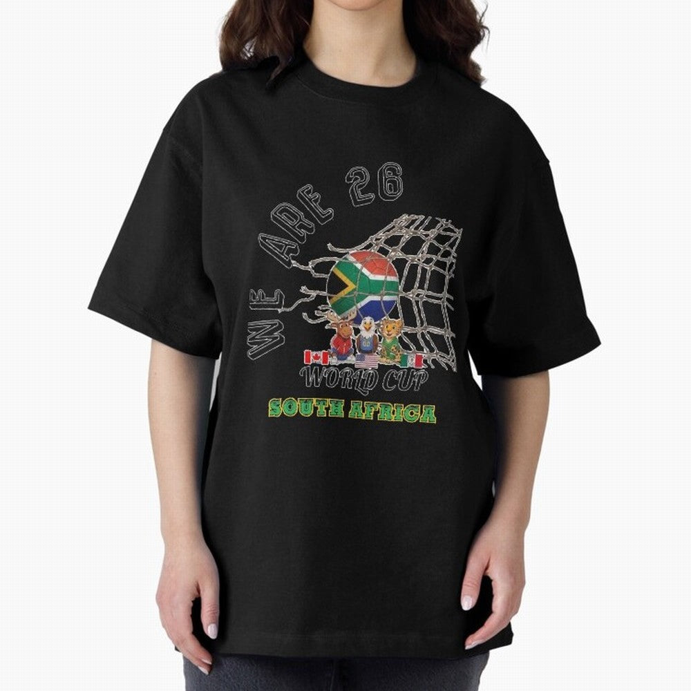 World cup 26 - South Africa Classic T-Shirt Relive Legendary Nights from the FIFA World Cup 2026 Group Stage Journey through Cristiano Ronaldo Highlights, France and Portugal Pride, Tournament Hype, Historic Matchups, Family Viewing Parties and