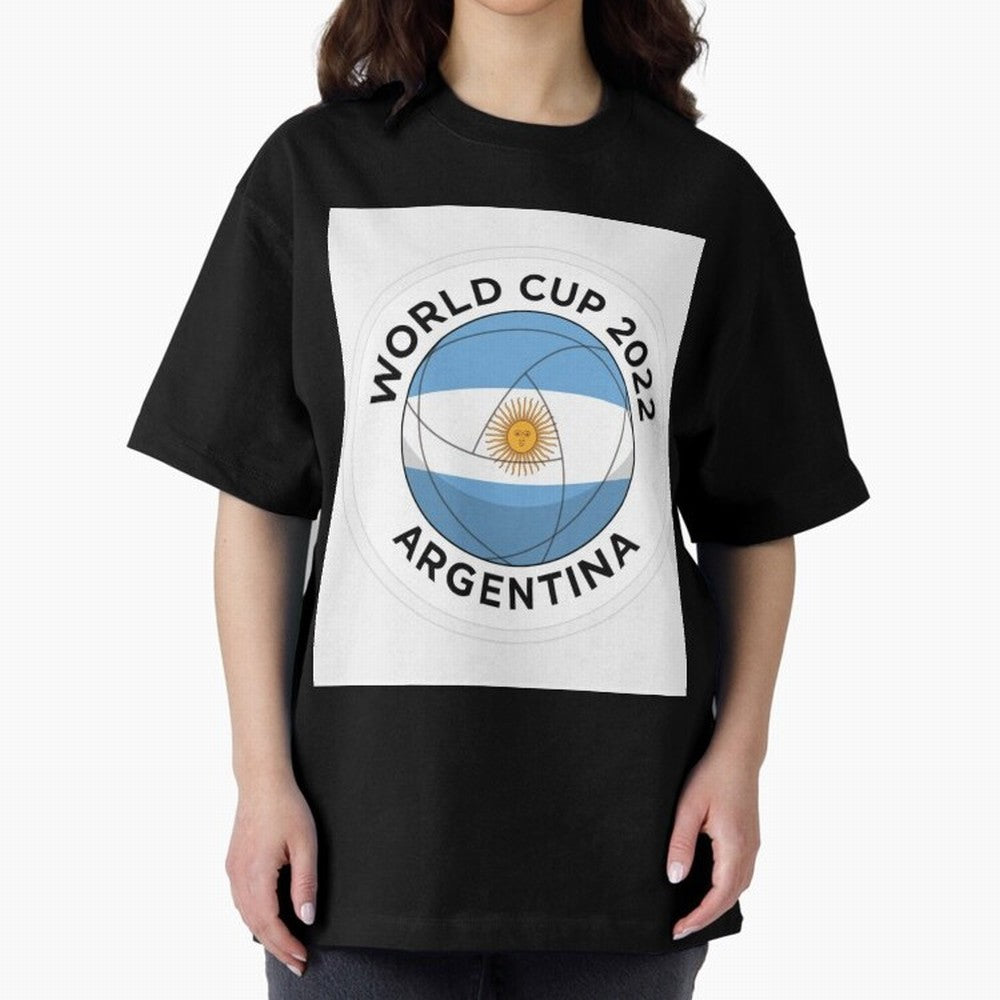 Argentina World Cup Soccer Football 2022 - Qatar World Cup Classic T-Shirt Upgrade FIFA World Cup 2026 USA Canada Mexico Driven by Cristiano Ronaldo, Haaland and CR7, Netherlands Energy, Football History, Final Match Energy, Crowd Noise and Once in