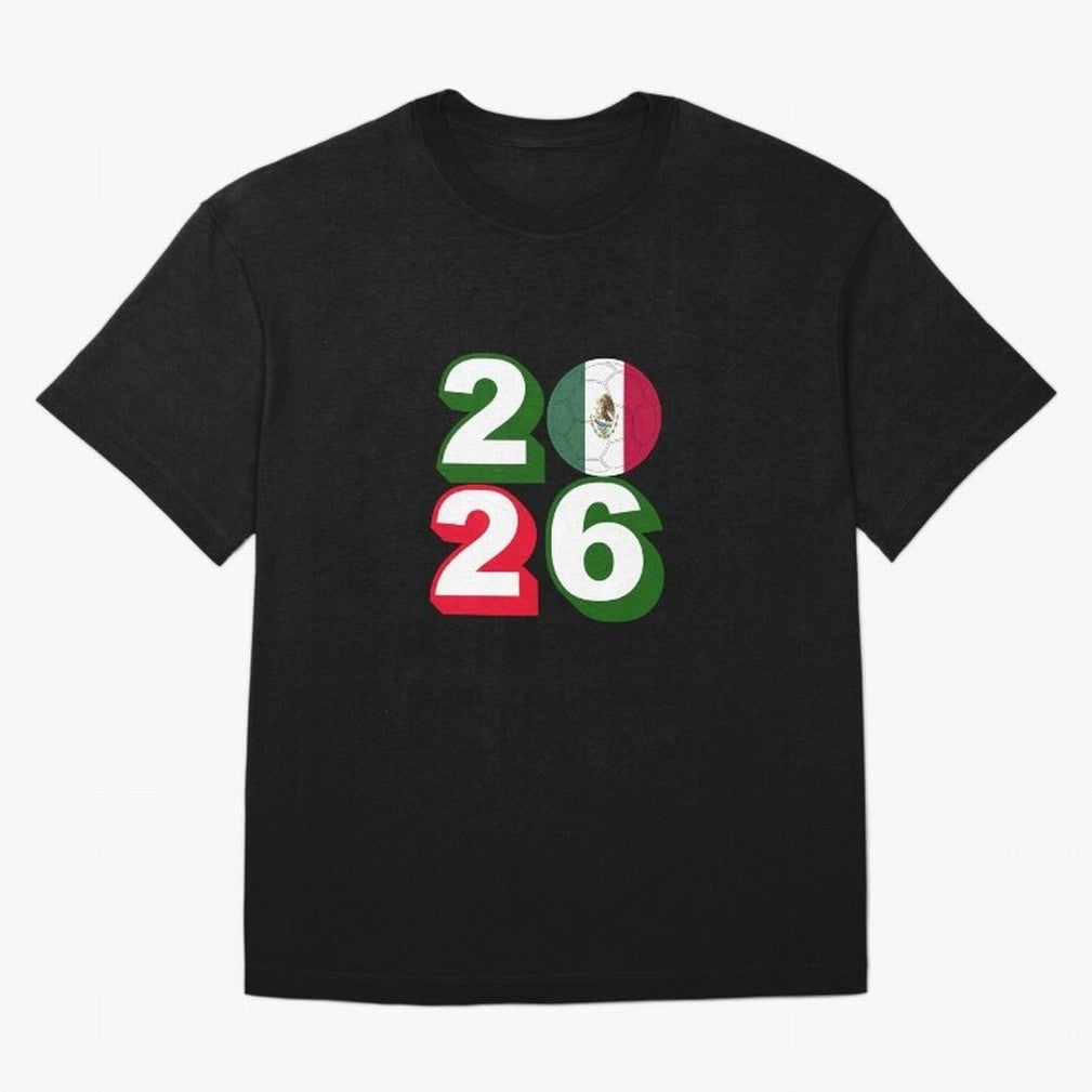 Mexico 2026 Soccer Ball Classic T-Shirt Show Match Day Excitement for FIFA World Cup 2026 Group Stage Spirit, Made for France and Portugal, Messi, Stadium Chants, National Pride, Trophy Dreams and Unforgettable Football Memories; Ideal for Football