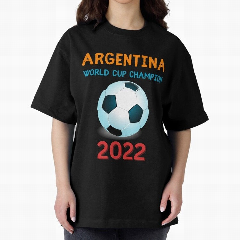 Argentina, 2022 World Cup Champion Classic T-Shirt Bring Champion Energy into Global Football Passion for FIFA World Cup 2026 USA Canada Mexico, with Neymar, Haaland and Cristiano Ronaldo, England and Germany, Stadium Chants, National Pride, Trophy