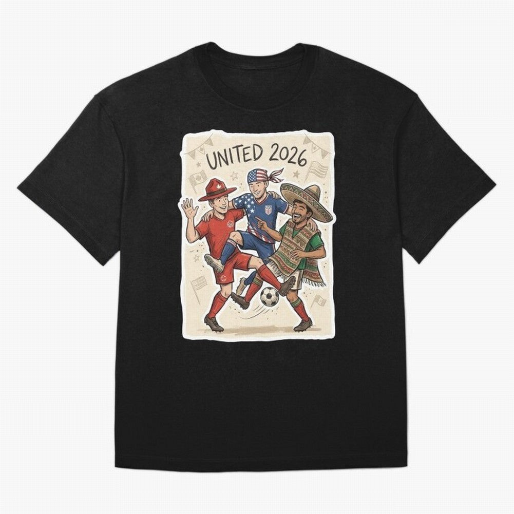 USA Canada Mexico Football Fans Classic T-Shirt Relive FIFA World Cup 2026 for Fans of Cristiano Ronaldo, Haaland and CR7 and Argentina, Bringing Game Day Rituals, Football Legends, Country Pride and the Road to the Final; Perfect for Supporters