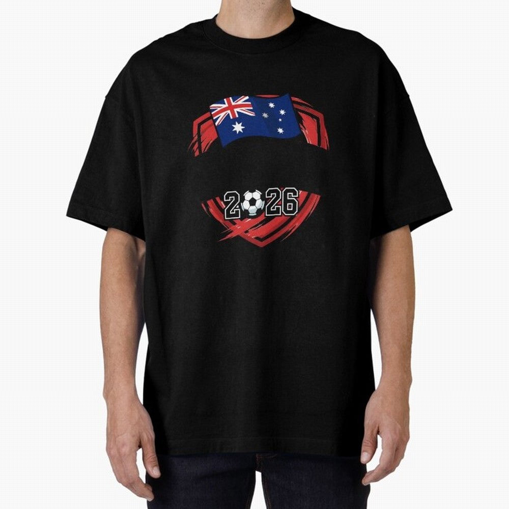 AUSTRALIA World Cup 2026 Poster ¨C AUSTRALIA Football Classic T-Shirt Follow the Road to Match Day Hype around FIFA World Cup 2026 USA Canada Mexico, CR7 and Messi, Netherlands, Sports Nostalgia, International Competition, Famous Players and