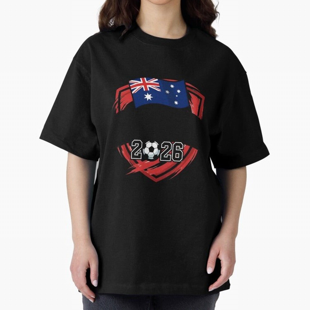 AUSTRALIA World Cup 2026 Poster ¨C AUSTRALIA Football Classic T-Shirt Follow the Road to Match Day Hype around FIFA World Cup 2026 USA Canada Mexico, CR7 and Messi, Netherlands, Sports Nostalgia, International Competition, Famous Players and