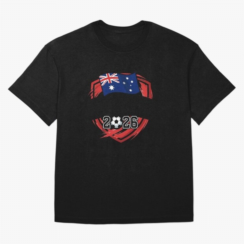 AUSTRALIA World Cup 2026 Poster ¨C AUSTRALIA Football Classic T-Shirt Follow the Road to Match Day Hype around FIFA World Cup 2026 USA Canada Mexico, CR7 and Messi, Netherlands, Sports Nostalgia, International Competition, Famous Players and