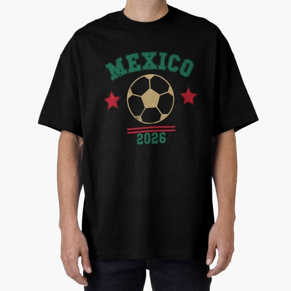 Mexico Soccer Fan 2026 Jersey Style Design Classic T-Shirt Relive Legendary Nights from FIFA World Cup 2026 Group Stage Featuring Haaland and Mbappe, Argentina and Brazil Energy, Stadium Chants, National Pride, Trophy Dreams and Unforgettable