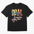 Goal World Soccer Championship 2026 Classic T-Shirt Support FIFA World Cup 2026 for Fans of Messi and Cristiano Ronaldo and Brazil, Bringing Football History, Final Match Energy, Crowd Noise and Once in a Lifetime Moments; Ideal for Football Dads,