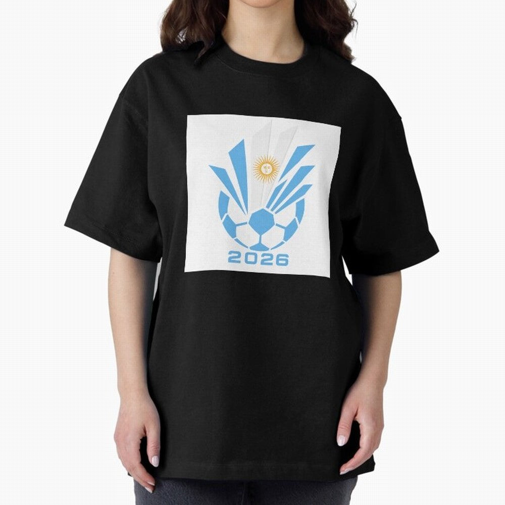 Argentina Soccer 2026 Sun Burst Emblem Classic T-Shirt Turn Up for FIFA World Cup 2026 Filled with CR7 and Messi, England, France and Netherlands Energy, Classic Soccer Heritage, Championship Pressure, Fan Loyalty and International Pride; Perfect