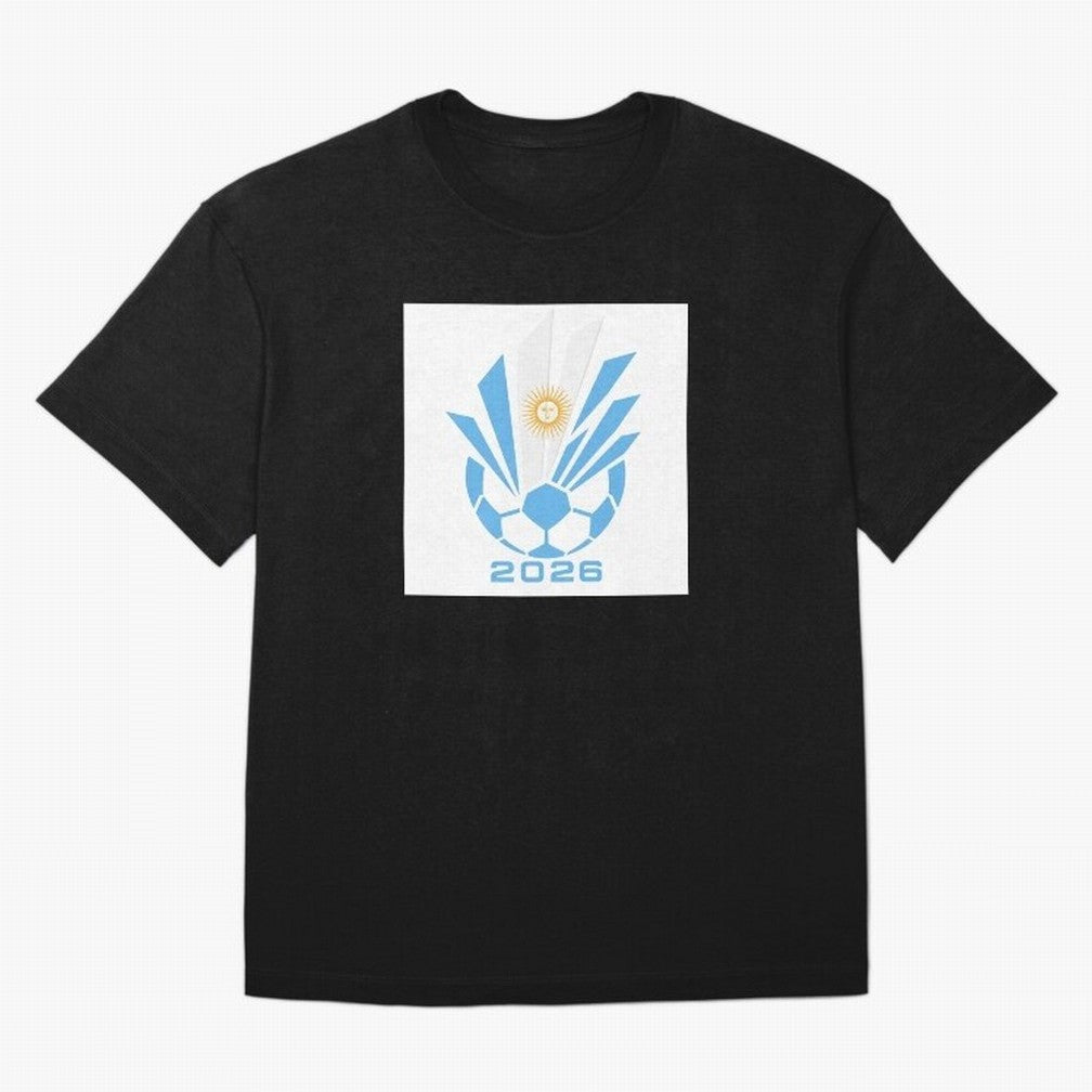 Argentina Soccer 2026 Sun Burst Emblem Classic T-Shirt Turn Up for FIFA World Cup 2026 Filled with CR7 and Messi, England, France and Netherlands Energy, Classic Soccer Heritage, Championship Pressure, Fan Loyalty and International Pride; Perfect