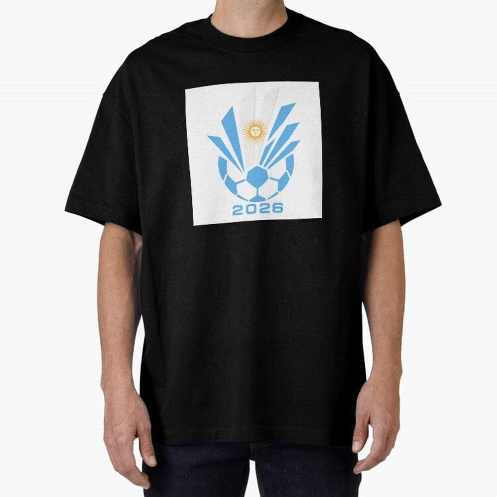 Argentina Soccer 2026 Sun Burst Emblem Classic T-Shirt Turn Up for FIFA World Cup 2026 Filled with CR7 and Messi, England, France and Netherlands Energy, Classic Soccer Heritage, Championship Pressure, Fan Loyalty and International Pride; Perfect