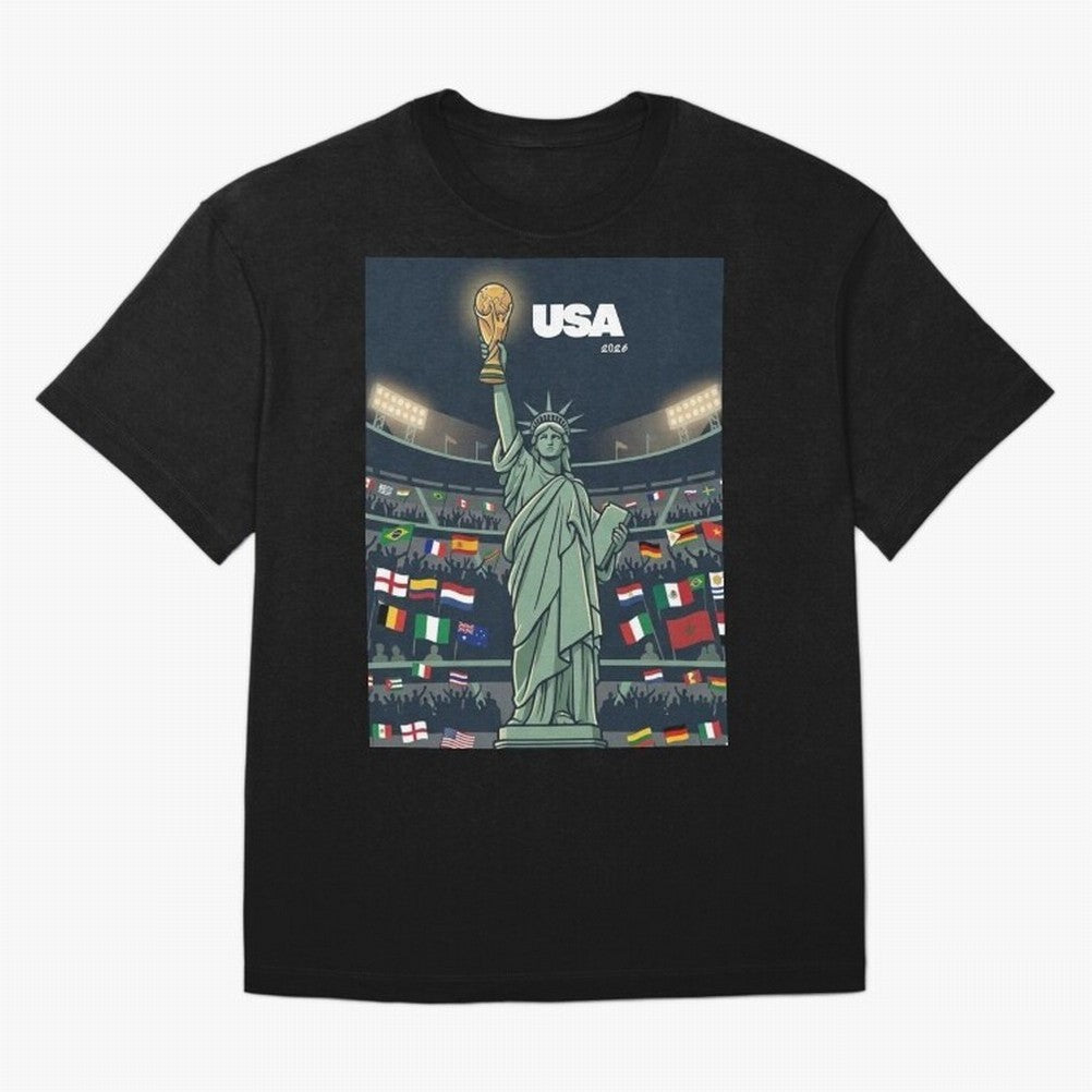 World Cup USA 2026 Classic T-Shirt Refresh Global Football Passion for FIFA World Cup 2026 USA Canada Mexico, with Cristiano Ronaldo, Brazil, Portugal and Argentina, Goal Celebration Energy, Supporter Heritage, Football Icons and Worldwide