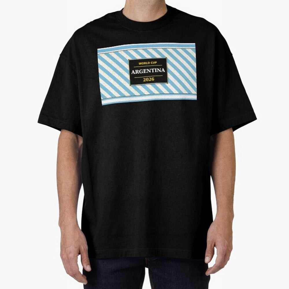 Argentina Football Fan 2026 ¡ª Defending Champions Soccer Fan Gift Classic T-Shirt Honor the Football Icons of FIFA World Cup 2026 USA Canada Mexico for Fans of Messi, Neymar and Mbappe and Portugal, Bringing Football Festival Excitement, Trophy