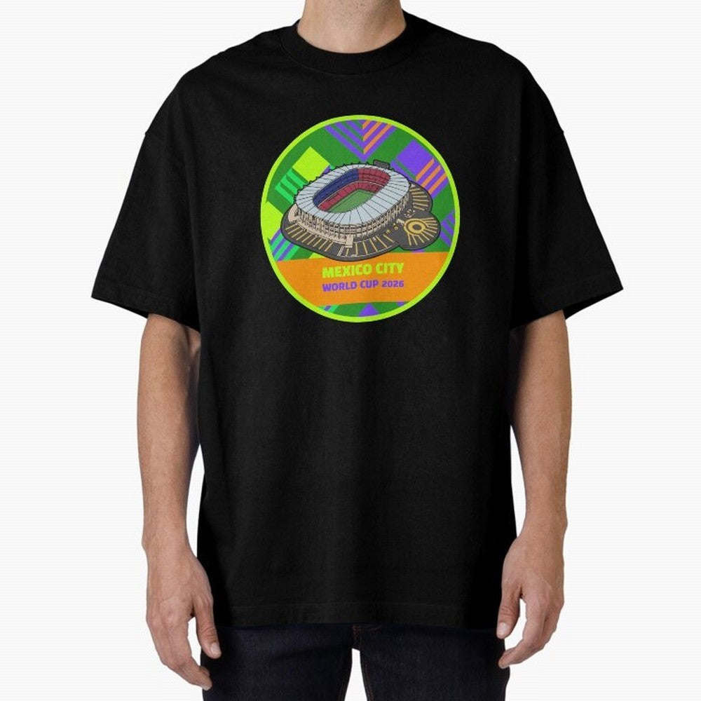 Mexico City World Cup 2026 Stadium Classic T-Shirt Enjoy the Biggest Football Party of FIFA World Cup 2026 Highlighting Mbappe, Brazil Energy, Goal Celebration Energy, Supporter Heritage, Football Icons and Worldwide Tournament Joy; Ideal for