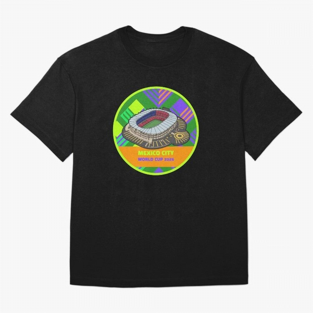 Mexico City World Cup 2026 Stadium Classic T-Shirt Enjoy the Biggest Football Party of FIFA World Cup 2026 Highlighting Mbappe, Brazil Energy, Goal Celebration Energy, Supporter Heritage, Football Icons and Worldwide Tournament Joy; Ideal for