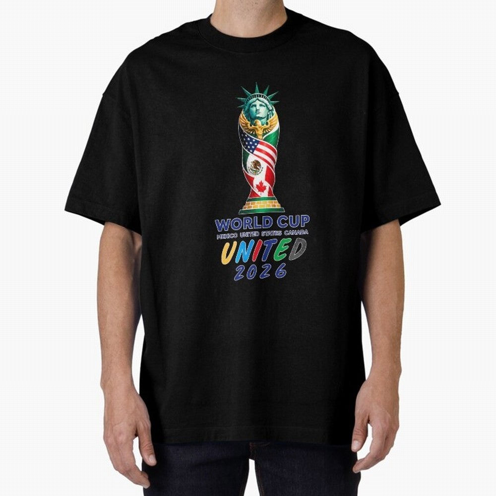 World Cup United 2026 Mexico USA Canada Soccer Design Classic T-Shirt Celebrate Classic Football Spirit in Global Football Passion for FIFA World Cup 2026 Group Stage, Built around CR7 and Messi, France, Football Festival Excitement, Trophy