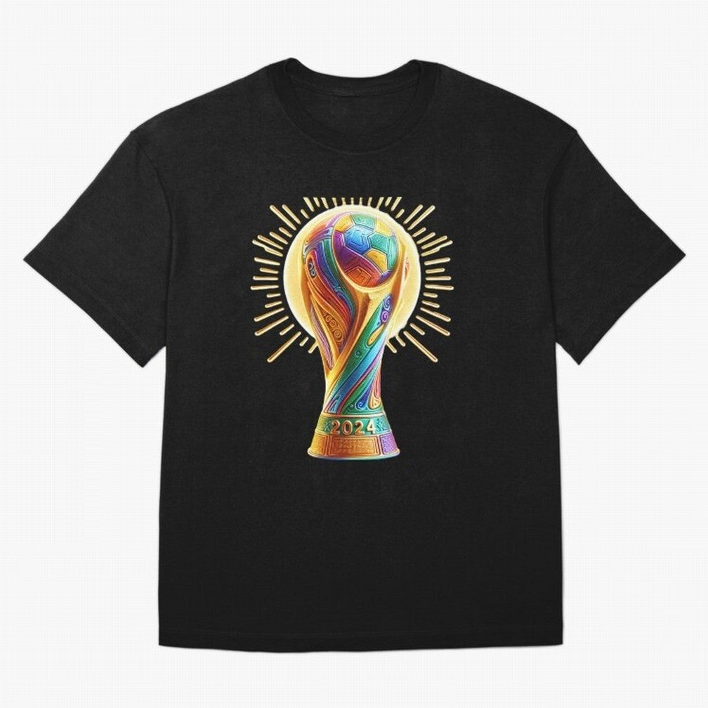 Golden Illuminating Cup Classic T-Shirt Treasure FIFA World Cup 2026 Spirit, Made for England, Mbappe and Neymar, Champion Mindset, Group Stage Buzz, Knockout Tension and Passionate Fan Culture; Perfect for Supporters Who Want Bold Football Energy,