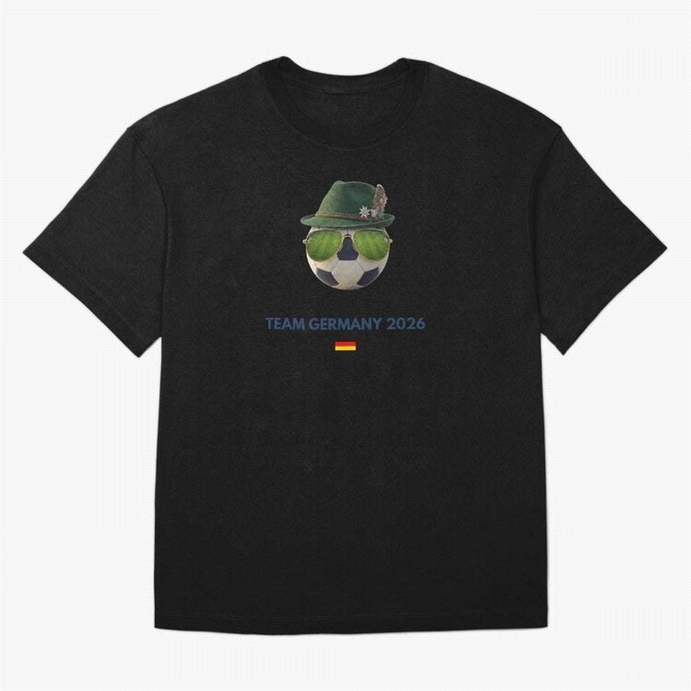 Football Fan Gear: Team Germany 2026 Classic T-Shirt Bring Stadium Energy to FIFA World Cup 2026 USA Canada Mexico for Fans of Neymar, Haaland and Cristiano Ronaldo and Portugal, Bringing Sports Nostalgia, International Competition, Famous Players
