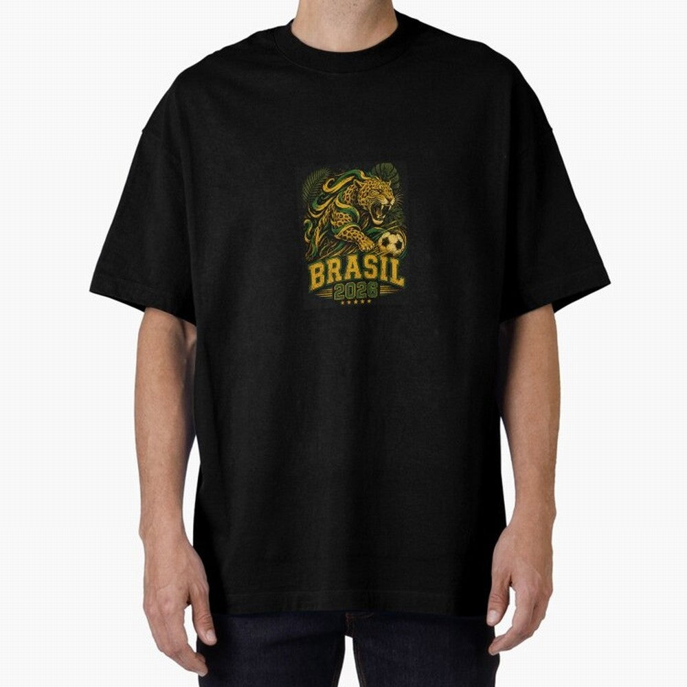 Samba Flame - Brasil World Cup 2026 Fan shirt Classic T-Shirt Embrace FIFA World Cup 2026 Highlighting CR7, Brazil, Portugal and Argentina Energy, Worldwide Fan Energy, Dramatic Goals, Stadium Lights and Championship Celebrations; Perfect for Fans,