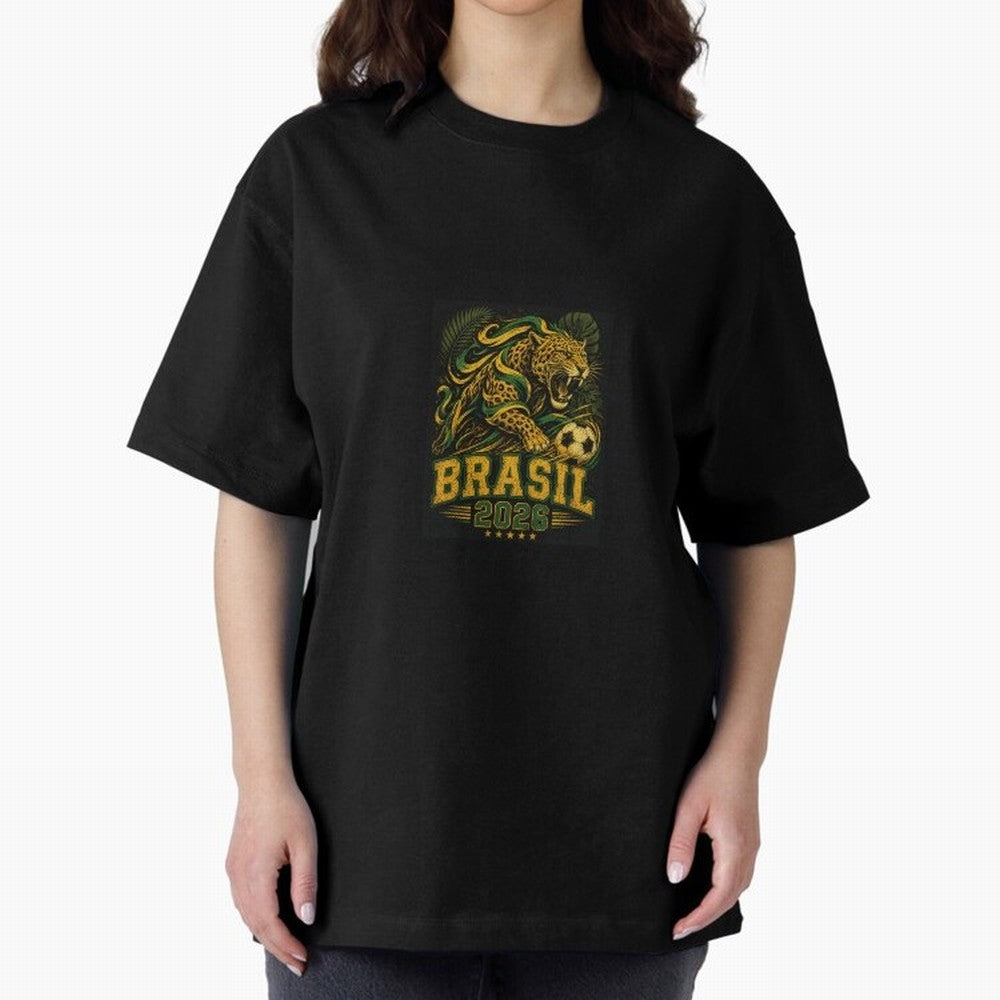 Samba Flame - Brasil World Cup 2026 Fan shirt Classic T-Shirt Embrace FIFA World Cup 2026 Highlighting CR7, Brazil, Portugal and Argentina Energy, Worldwide Fan Energy, Dramatic Goals, Stadium Lights and Championship Celebrations; Perfect for Fans,