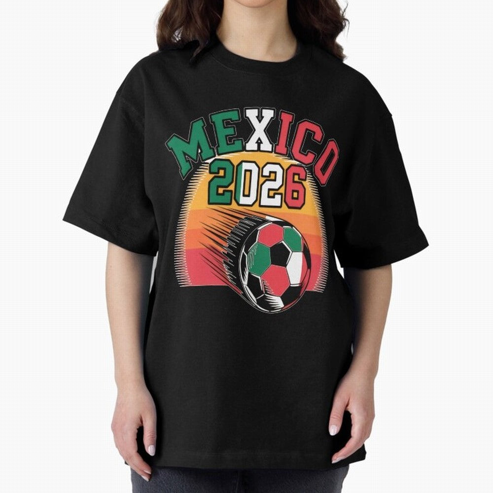 Mexico 2026 Vintage Soccer Shirt Retro Futbol Fan Tee Classic T-Shirt Join Supporters Worldwide for FIFA World Cup 2026 Group Stage with Haaland, Brazil Energy, Goal Celebration Energy, Supporter Heritage, Football Icons and Worldwide Tournament