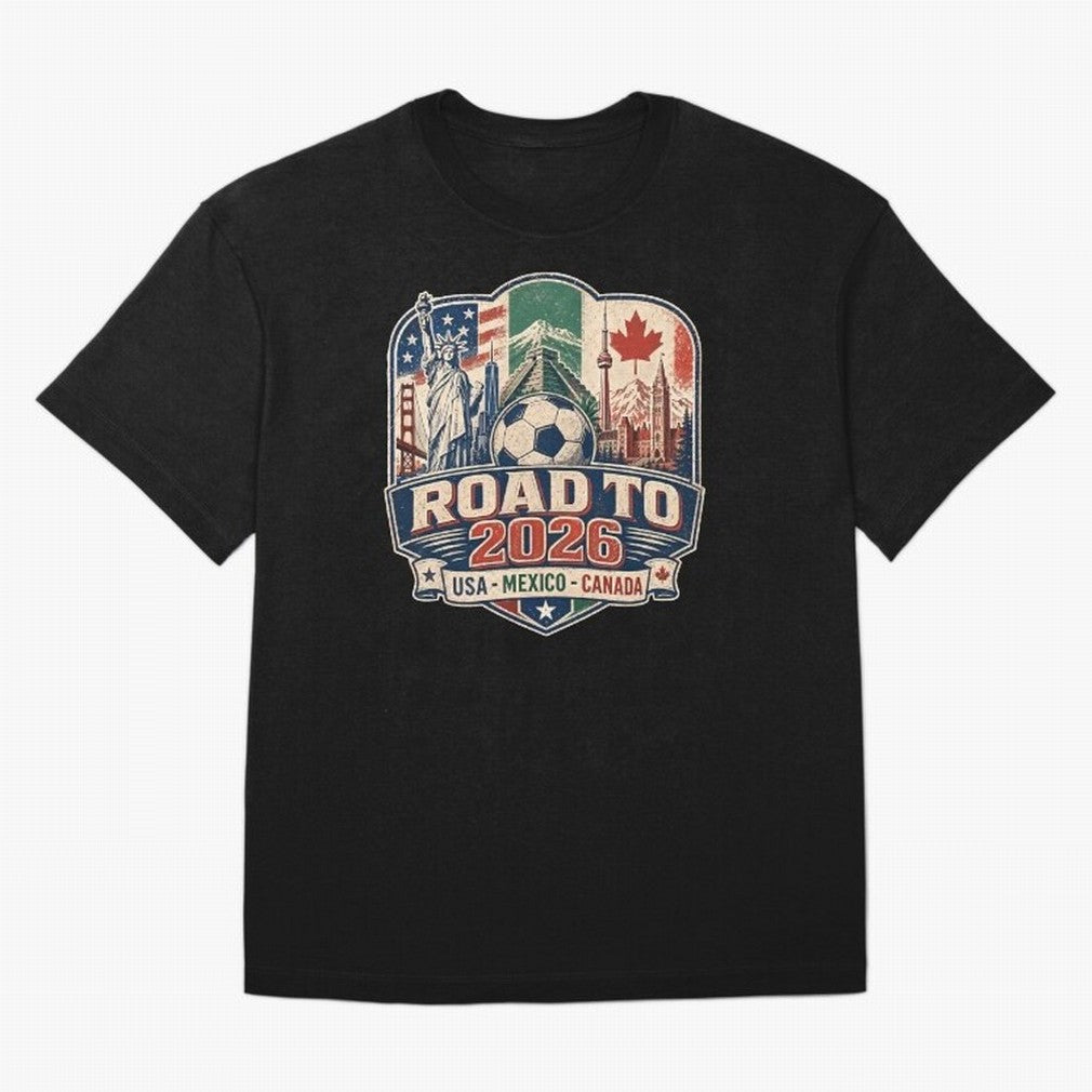 Football 2026 USA Mexico Canada Soccer Championship Fan Art Classic T-Shirt Bring a Champion Mindset to FIFA World Cup 2026 for Fans of Messi, CR7 and Mbappe and Netherlands, Bringing Stadium Chants, National Pride, Trophy Dreams and Unforgettable