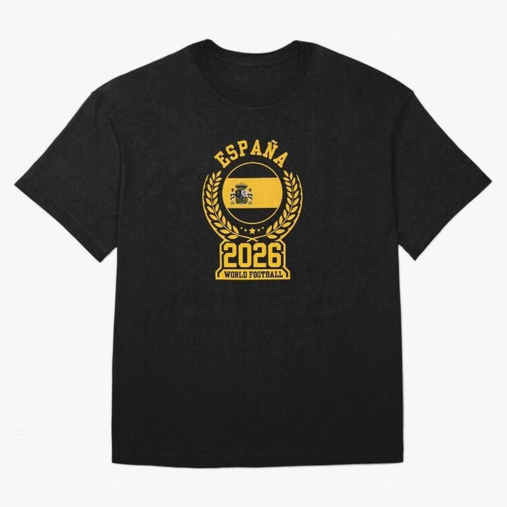 Spain World Football 2026 T-Shirt_87604013 Classic T-Shirt Unlock the FIFA World Cup 2026 Group Stage Journey through Haaland and Mbappe Highlights, England Pride, Football Passion, Legendary Performances, Festival Vibes and Supporter Community;