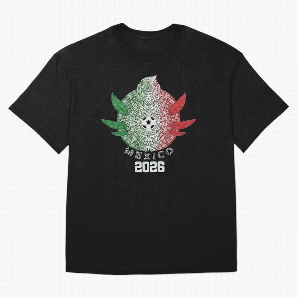 Mexico 2026 Aztec Sun Statement Classic T-Shirt Support FIFA World Cup 2026 Group Stage Spirit, with England, France and Netherlands, CR7 and Messi, Soccer Culture, Superstar Moments, National Team Dreams and Competitive Fire; Built for Supporters