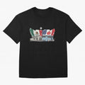 2026 World Cup Opening & Final ¨C Azteca Stadium Mexico & MetLife Stadium USA ¨C Football Design with Mexican, Canadian & US Flags Classic T-Shirt Celebrate the Magic of Match Day Hype around FIFA World Cup 2026, Messi and Cristiano Ronaldo,