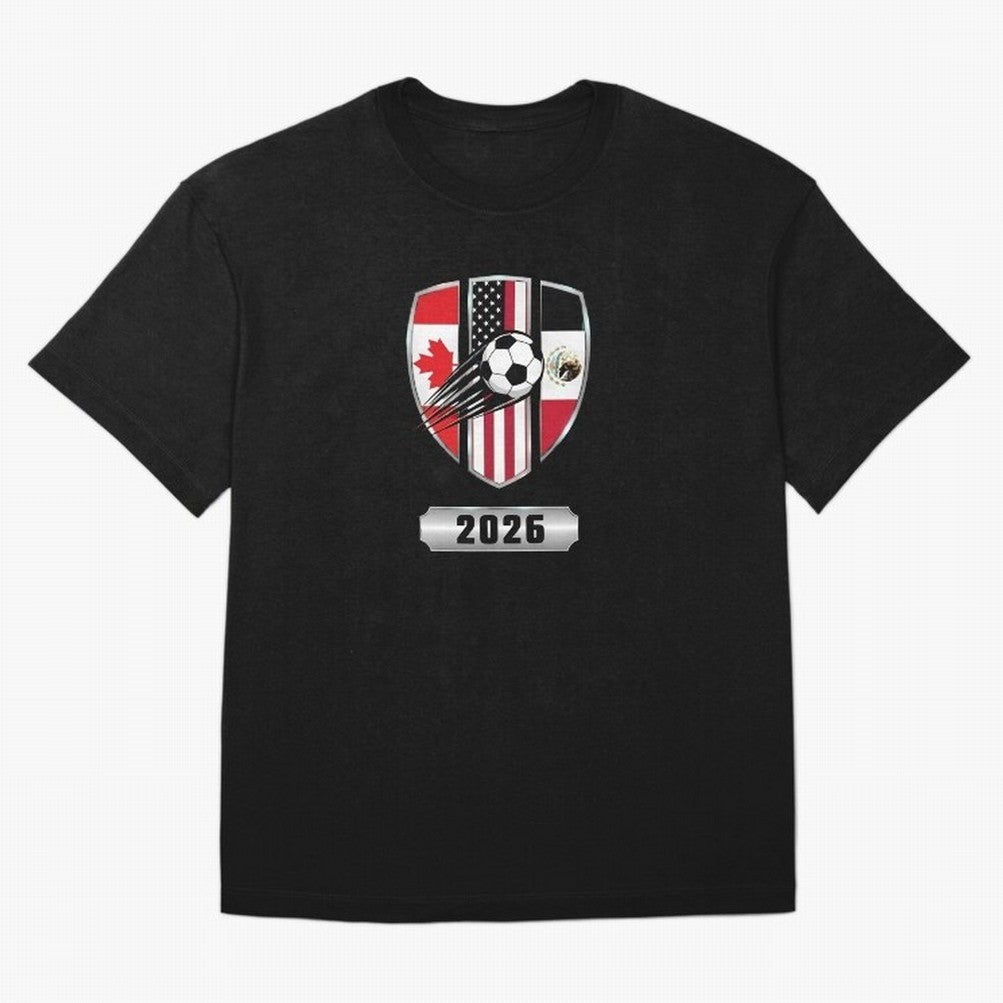 North United America Shield 2026 Cup T-Shirt_82794382 Classic T-Shirt Create FIFA World Cup 2026 for Fans of Mbappe and Spain and Netherlands, Bringing Stadium Memories, Football Loyalty, International Chants and Championship Tradition; Perfect for